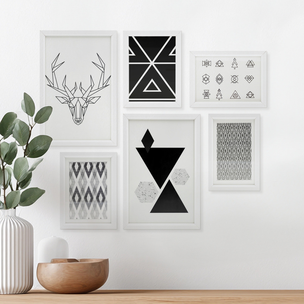 Cadres Multivues Easy Blanc - Ambiance Cadres Multivues Easy Blanc - Ambiance