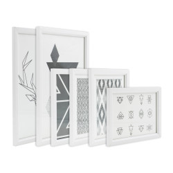 Cadres Multivues Easy Blanc - Biais