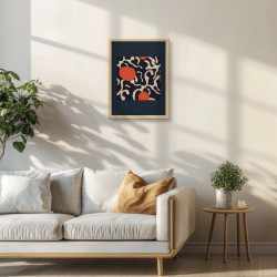 Image encadrée Algues Abstrait 30x40 cm - Ambiance