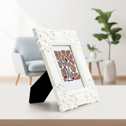 Cadre photo Poppy blanc | Photoexpression