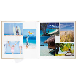 Album photos adhésif illustration surf 120 photos 10x15 cm avec photos