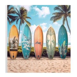 Album photos adhésif illustration surf 120 photos 10x15 cm face