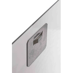 Tableau sur verre Piña Colada 30x30 cm biais