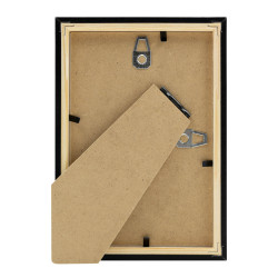 Cadre photo Essentiel exposition noir 10x15 cm dos