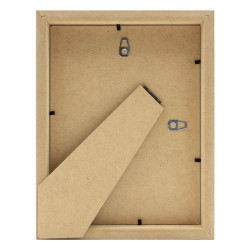 Cadre photo Milan brut 18x24 cm avec passe-partout dos