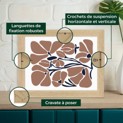 Cadre photo Tara en bois chêne - Fabriqué en France | Photoexpression