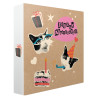 Album photos pochettes Cat 400 photos 11,5x15 cm biais
