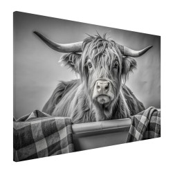 Tableau mural buffle au bain biais
