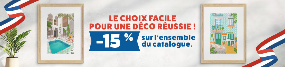 French Days, affiches encadrées en promotion | Photoexpression