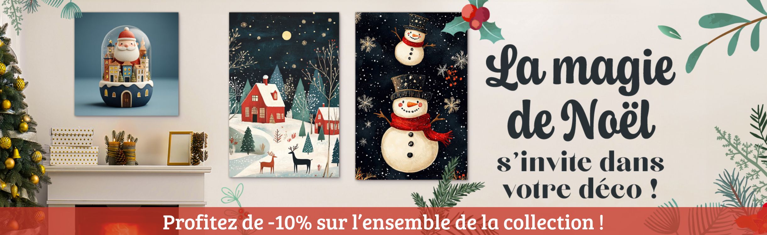 Objets décoration Noel : -10 % sur l'ensemble de la collection ! 