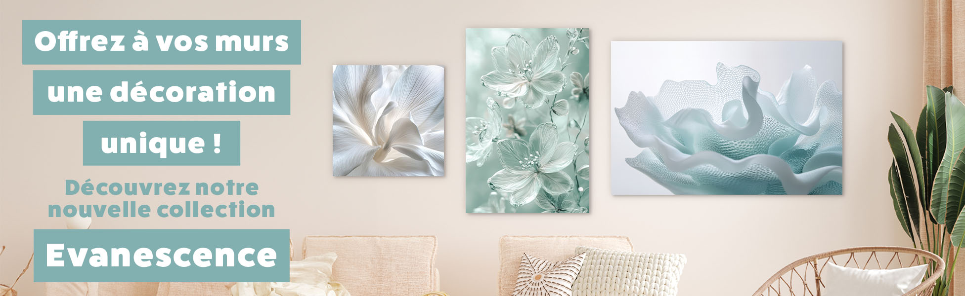 Nouveautés Tableaux Muraux 2026 : Collection Evanescence