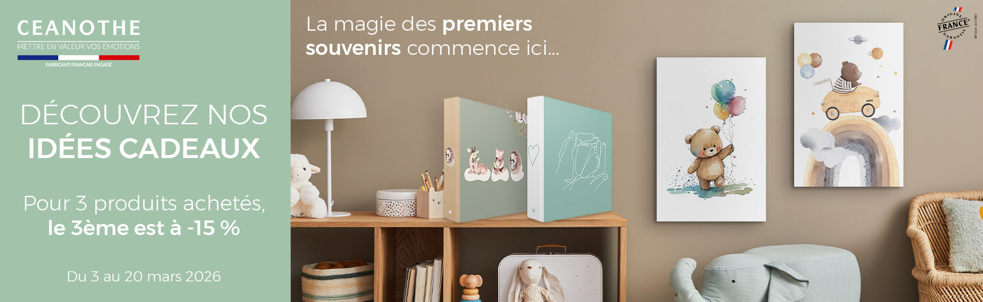 La magie des premiers souvenirs commence ici !